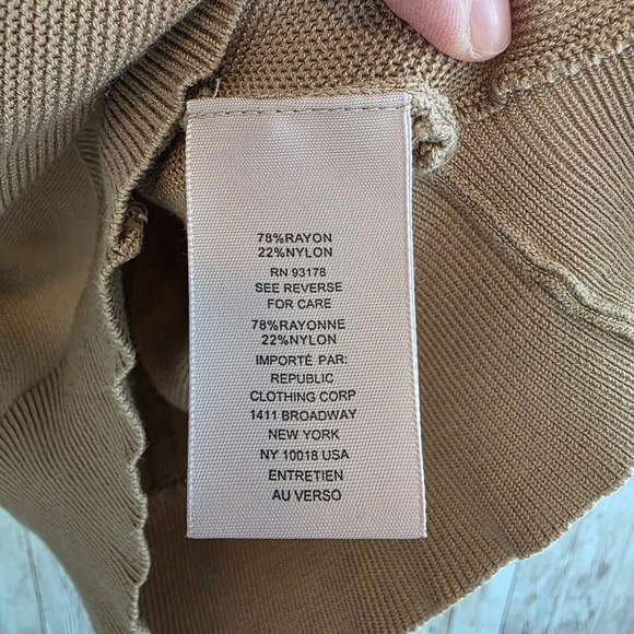 Women's Philosophy Sweater Size S Tan - Picture 7 of 8